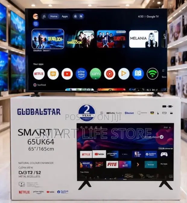 Globalstar 65" Smart UHD 4K TV yenye CI Interface - 1