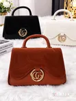 Women's Handbags with Long Strap and Small Wallet - 1