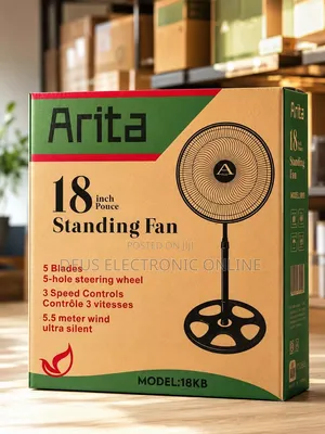 Arita Fan Nyeusi Sakafuni CTN 97000