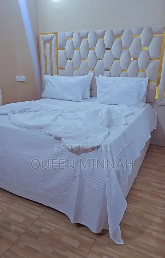 8x8 Striped Bed Sheet - Cotton - 1