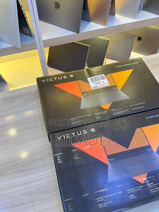 New HP Victus 15 Gaming Laptop - Intel Core i5, 16GB RAM, 512GB SSD - 1