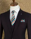 Suti ya Premium 3-Piece kutoka Uturuki - Rangi ya Wine/Burgundy - 3