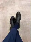 Viatu Rasmi vya Clarks vya Ngozi Nyeusi vya Derby - 2