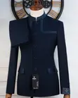 Mandarin Collar 2-Piece Suit - 3
