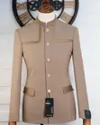 Mandarin Collar 2-Piece Suit - 4