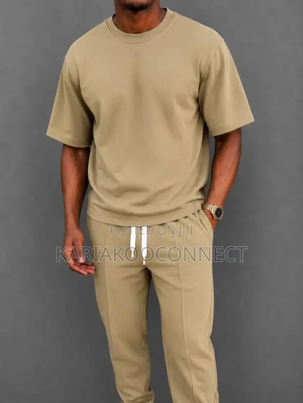 Oversized T-Shirt & Jogger Set - 1