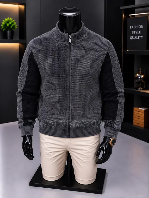 Fashion Style Quality Uturuki Zipper Sweater - 1