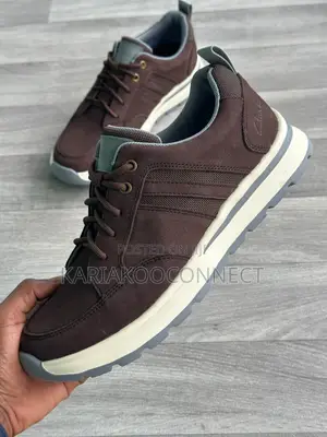 Viat Vya Kiume vya Clarks vya Ngozi vya Kahawia