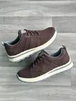 Clarks Brown Leather Casual Sneakers - 4