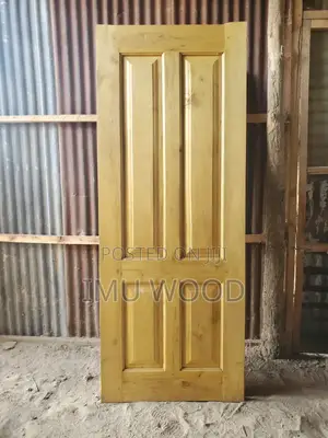 Brand New Wooden Door - Mtiki Wood