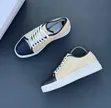 Santoni Sneakers za Rangi ya Beige na Navy za Chini - 2