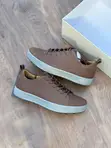 Ecco Leather Low-Top Sneakers - 1