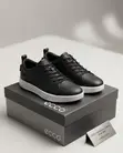 Ecco Leather Low-Top Sneakers - 5