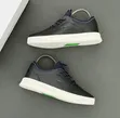 Viatu vya Lacoste vya chini (Low-Top) Nyeusi na Nyeupe - 1