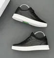 Viatu vya Lacoste vya chini (Low-Top) Nyeusi na Nyeupe - 3