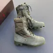 Khaki Military Combat Boots - Brand New - 2