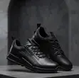 Perforated Leather Lace-up Sneakers - 2