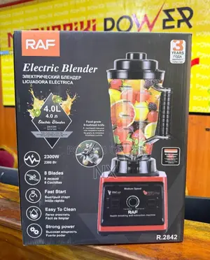 Raf Blender ya Biashara 4L 2-in-1