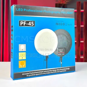 PF-45 18" Mwanga wa Duara wa LED kwa ajili ya Streaming & Photography