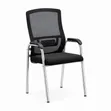 Black Visitor Office Chair - 5
