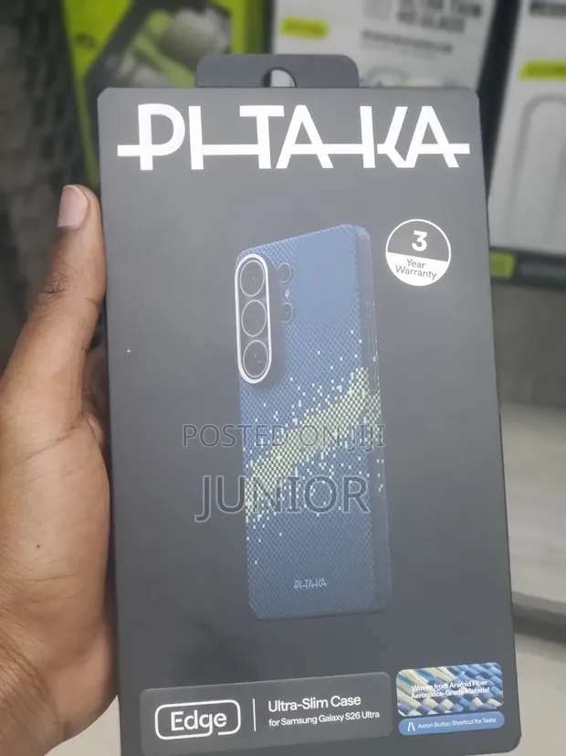 PITAKA Carbon Fiber Case kwa Samsung S24 Ultra - Bluu - 1