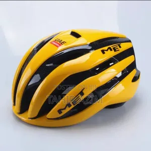 Met Yellow Professional Cycling Helmet