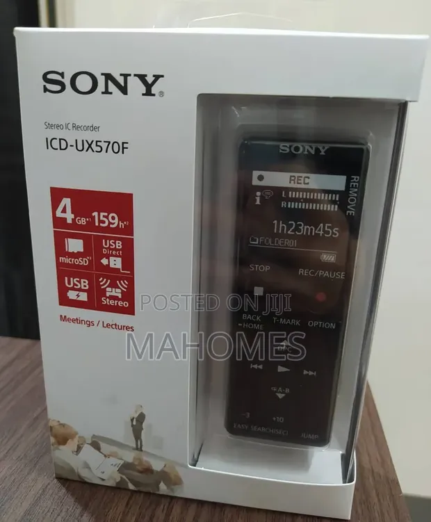Sony ICD-UX570F 4GB Voice Recorder - 1