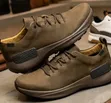 New Quality Leather Sneakers - Brown - 4