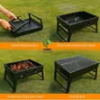 Portable Barbecue Charcoal Grill - 1
