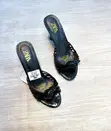 Zara Knotted Heeled Mules - 4