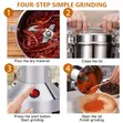 Winning Star ST-9400 Electric Dry Grinder - Stainless Steel - 4