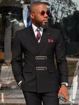 Martinez Black Suit - Brand New - 1