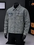 Jaketi la Denim la Levi's La Paisley La Bluu - 1
