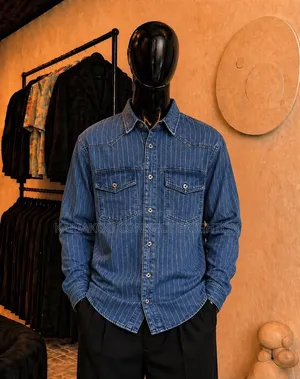 Blue Paisley Patterned Levi's Denim Jacket