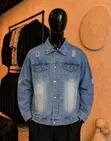 Jaketi la Denim la Levi's La Paisley La Bluu - 5
