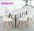 Modern Dining Table Set with 6 Chairs - 3