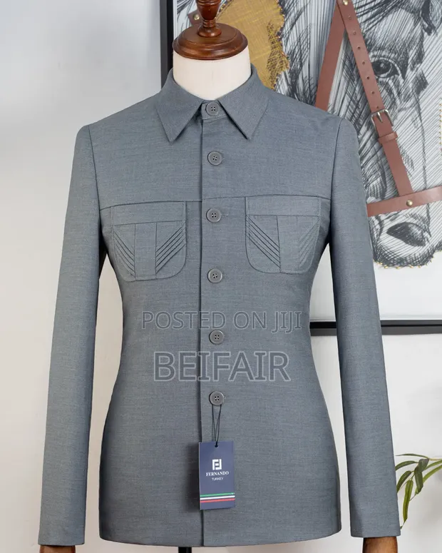 Fernando Brand Light Grey Kaunda Suit - Brand New - 1