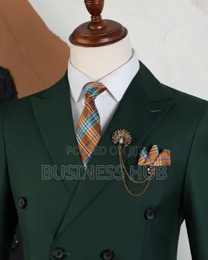 Suti ya Bagozza Kijani Pamba - Mpya Kabisa
