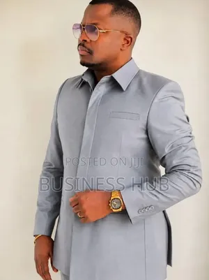 Brand New Men's Casual Suit - Gray/Black