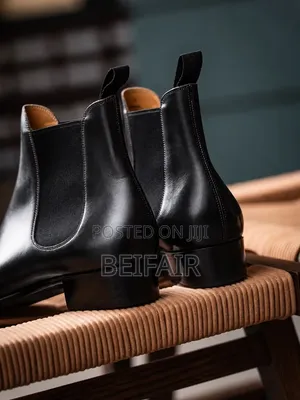 De'rossi Brand Italian Leather Chelsea Boots