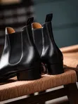 De'rossi Brand Italian Leather Chelsea Boots - 2