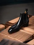 De'rossi Brand Italian Leather Chelsea Boots - 4