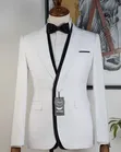 White Suit with Black Belt - 2