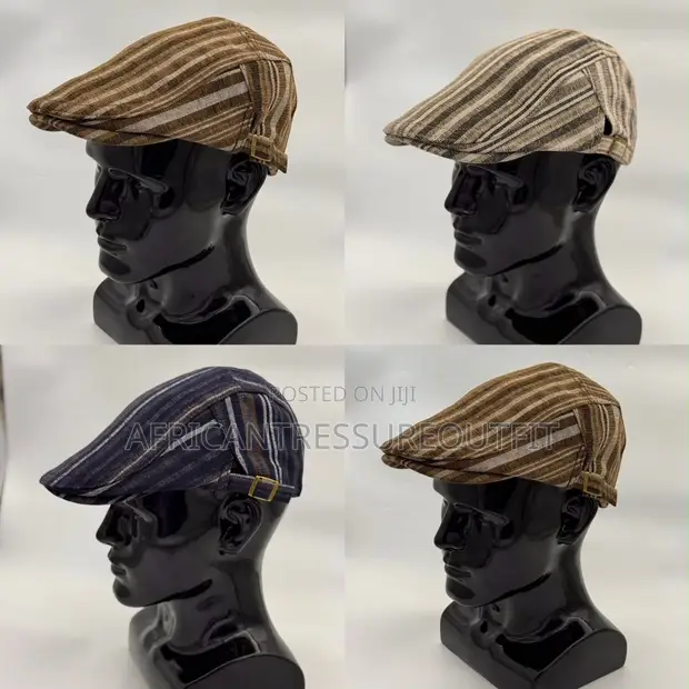 Merci Newsboy Flatcap yenye Marekebisho ya Kando - 1