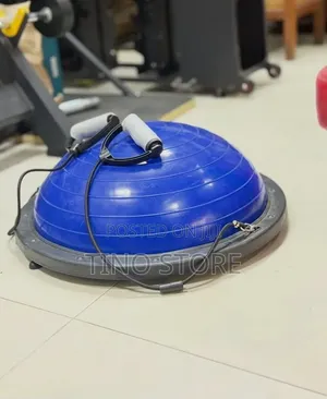 Brand New Bosu Balance Ball with Resistance Cords
