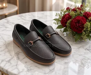 Viatu vya Clarks Brown Leather Bit Loafers - Vipya