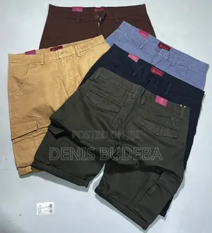 Men's Cargo Shorts - Cotton, Casual Style