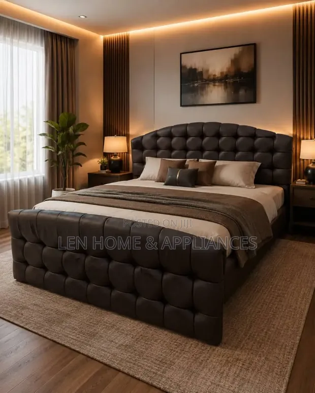 Luxury Leather Sofa Bed (5/6 Seater) - 1