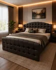 Luxury Leather Sofa Bed (5/6 Seater) - 1