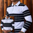 Ralph Lauren Brown & White Striped Long-Sleeve Polo Shirt - 2